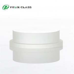 FELIX GLASS Paneles de Vidrio Modernos en Forma de Disco, Vidrio Templado de Alta Transmitancia, Acabado Pulido, Componentes de Iluminación Elegantes en Capas - Product Image 1