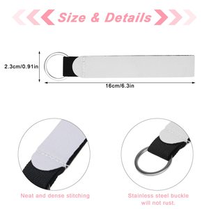 Sublimation <b>Wristlet</b> Keychain Blank Winspeed DIY Neoprene <b>Wristlet</b> Keychain Lanyard, Key Blanks for Women DIY Crafts - Product Image 2