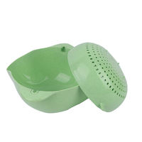Ustensiles de cuisine personnalisés casseroles et filtres étanches grand bol de lavage de riz en plastique passoire