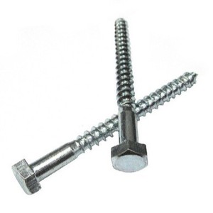 Tornillos autorroscantes de cabeza hexagonal métricos, zincados, clase 4.8, hexágono exterior, rosca derecha, para metal, industria general - Product Image 1