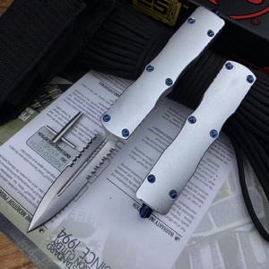 Navaja Micro Tech Dragon Slaying Glykon Edición G10, Herramienta EDC de Bolsillo de Alta Calidad, Mango de Aluminio OEM para Uso Industrial y Bricolaje - Product Image 3