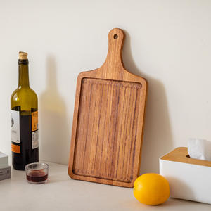 Plateau de service en bois d'ébène de qualité supérieure, durable, pliable, non toxique, facile à nettoyer, plateau de style japonais, steak, pain, dessert - Product Image 2