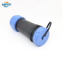 Connecteur circulaire en laiton étanche IP68 SP21, 2 à 12 broches, prise femelle pour câble, pour équipement d'alimentation et d'automatisation industrielle