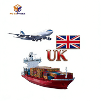 Expédition Express Aérienne Porte-à-Porte Chine-Royaume-Uni (LCL/FCL) Dropshipping 5-7 Jours de Transit Assurance Travaux Fournis Gratuitement Sans Taxes
