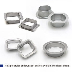 Sortie de <span class=keywords><strong>gouttière</strong></span> en aluminium de forme <span class=keywords><strong>ronde</strong></span> pour système de drainage des eaux pluviales de 5/6/7/8 pouces - Product Image 2