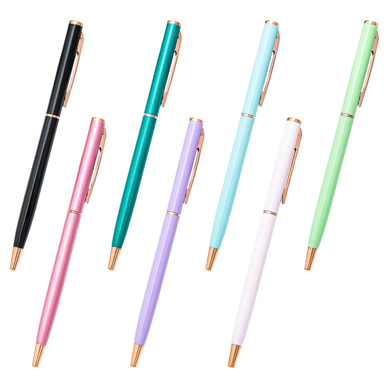 Новый дизайн, цветная рекламная ручка с логотипом на заказ, металлическая подарочная ручка, милые шариковые ручки для отеля