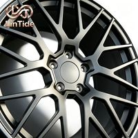 Rueda de Repuesto Forjada a Medida, Acabado Mate Gris Metálico, Diseño Multirradio en Y, para Tuning de Autos, Alta Precisión y Plazo de Entrega Corto