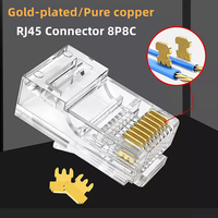Connecteurs réseau 8P8C RJ45 à prix d'usine pour câbles Cat5, Cat5e, Cat6