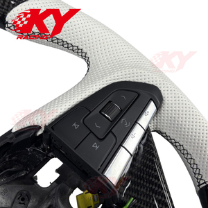 Volant en fibre de carbone pour Cadillac XT4 XT6 CT4V CT5V ESCALADE ESCALADE-V avec affichage LED du régime moteur - Product Image 3