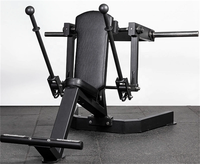 Équipement de gymnastique plaque de musculation commerciale chargée assis Dip Triceps presse Machine