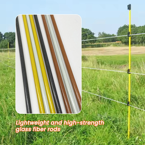 Postes de Cerca Eléctrica Solar para Animales, Poste de Fibra de Vidrio, Poste de Cerca para Granja de Cabras, Paneles de Cerca de Fibra de Vidrio, Cercas de Tubos de Fibra de Vidrio - Product Image 6