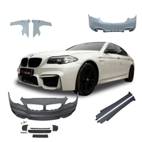 Body Kit Modifikasi Upgrade M5 Ukuran Besar untuk BMW Seri 5 F10 F18 2011-2017 Bumper Depan/Belakang Fender Side Skirt Spoiler