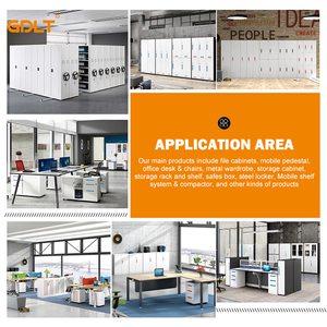 Sistema di Archiviazione Mobile in Metallo per Ufficio, Compattatori di Documenti ad Alta Densità, Scaffalature Mobili per Archivi - Product Image 6
