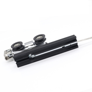 Ruedas de hierro modernas para puertas correderas, riel de rodadura de alta resistencia, riel de hierro colgante para puertas/cortinas correderas, riel cuadrado de hierro de alta calidad para un deslizamiento suave. - Product Image 3