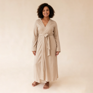 Hongbo Luxury Robes Women Elegant Long Nightgown Softest <strong>Dressing</strong> <strong>Gown</strong> Long Sleeve Night <strong>Gown</strong> with logo Nightgowns for Fat Women - Product Image 3