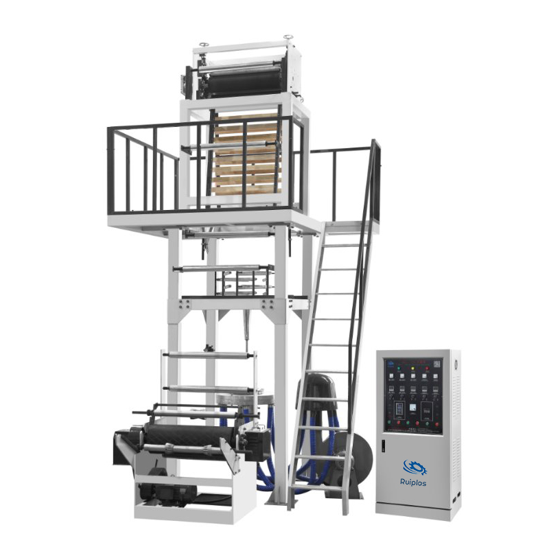 Automatic Single-screw PLA Biodegradable Film Blowing Machine High Speed Polybag Plastic Extrusion Molding Machine