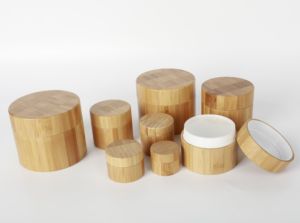 ครีมบำรุงผิวหน้า5g 10g 15g 20g บรรจุภัณฑ์เครื่องสำอางทำจากไม้แก้วสำหรับครีมบำรุงผิวหน้ากล่องไม้ไผ่ - Product Image 3