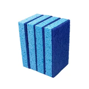 Wholesale High Quality Cellulose washing Sponge Scouring Pad Wood Pulp Kitchen cleaning Sponge