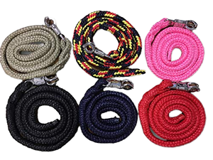 Heavy-Duty Nylon Pet/Horse Leash & Horse Bridle-15/16mm <b>Thick</b> Reinforced Alloy & Brass Hook 2m-4m Length Options - Product Image 1