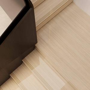 Nouvelle vente flash : Carreaux d'escalier en bois d'érable clair, grainé, 480x1200mm, finition brillante, bords arrondis pour escalier - Product Image 2