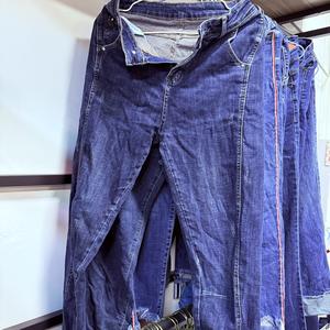 <span class=keywords><strong>กางเกง</strong></span>ยีนส์สำหรับผู้หญิงใช้ในฤดูร้อนผลิตจากโพลีเอสเตอร์/ ผ้าฝ้ายโพลีเอสเตอร์กก. สภาพ90% สะอาด - Product Image 2