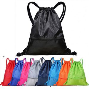 Wholesale Cheap Imaiwill Waterproof Nylon Jacquard Weave <b>Drawstring</b> Gym <b>Backpack</b> Custom Outdoor Casual Novelty Gifts - Product Image 5