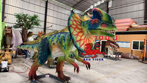 <span class=keywords><strong>Jurassic</strong></span> Dino <span class=keywords><strong>World</strong></span> parc d'attractions Robot Simulation mécanique grandeur nature réaliste <span class=keywords><strong>dinosaure</strong></span> Dilophosaurus pour exposition - Product Image 4