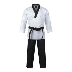 2025 Material de alta calidad, ropa de artes marciales, uniforme de Taekwondo blanco, diseño personalizado, uniforme de Taekwondo transpirable - Product Image 1