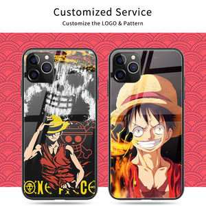 เคสโทรศัพท์กระจกลายอะนิเมะแบบวันพีช,เคสโทรศัพท์สำหรับ Iphone 11 Pro Xr Xs Max 12 A51 A71 S10 S20 - Product Image 4
