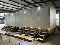 2025 Portable 20ft & 40ft Mobile Toilette Cabine Mur Suspendu Toilette Avec Conteneur Magasin pour Usage De Bureau Usine Professionnelle