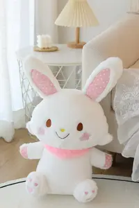 New Sitting Rabbit Plush Toy Sofa Decoration Stuffed Animal Toys Down Cotton Soft Long Ear Easter Bunny Plush Toys With Wings