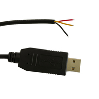 Módulo de actualización de circuito integrado USB a TTL RX TX GND, cable de depuración de puerto serie USB