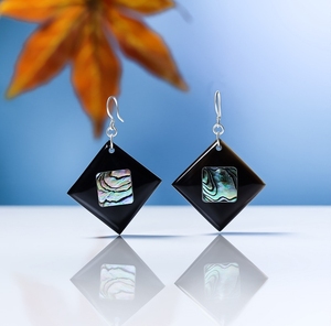 Pendientes de Cuerno de Búfalo Minh Giang, Ecológicos, Hechos a Mano, Ligeros, Elegantes, Joyería de Moda, Regalo - Product Image 6