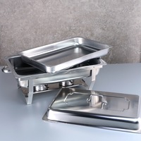 Offre Spéciale Acier Inoxydable Réchaud Avec Pliable Cadre Amovible Chauffe-Plats Avec Chauffage À Combustible Buffet Poêle