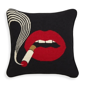 Fabricant direct luxe salon housse de coussin luxe tapisserie jeter lèvres conception silencieuse fonction oreillers - Product Image 6