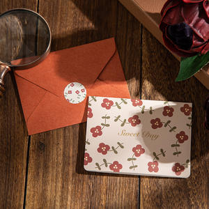 Lá Vàng lời chúc tốt nhất thiệp chúc mừng Ngày Valentine thiệp chúc mừng để lại thẻ tin nhắn với phong bì - Product Image 6