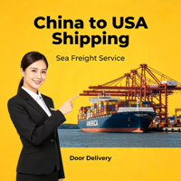 Logistique FBA fiable, fret maritime DDP Chine vers les États-Unis avec assistance 24h/24 et 7j/7 et assurance pour les besoins de livraison d'inventaire Amazon