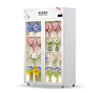 Refrigerador Exhibidor <span class=keywords><strong>para</strong></span> Floristería con Puerta de Vidrio, Tipo Abierto, Enfriador con Ventilador <span class=keywords><strong>para</strong></span> Climas Cálidos - Product Image 3