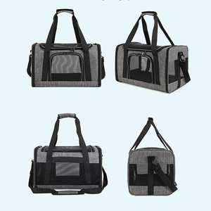 Bolsa de Viaje Plegable Personalizada <span class=keywords><strong>para</strong></span> Mascotas, <span class=keywords><strong>para</strong></span> Perros y Gatos, Material Oxford con Estampado, Cierre de Cremallera, Apta <span class=keywords><strong>para</strong></span> Viajar en Avión - Product Image 6