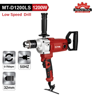 Perceuse électrique à ventilation efficace 220V en gros, moteur à balais à vitesse variable, diamètre de perçage maximal de 32 mm, deux poignées