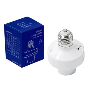 QIACHIP ZigBee Wifi מחזיק מנורה חכמה E27 LED נורות מתאם שקע אור באמצעות אפליקציית eWelink בקרת קול אלקסה בית
