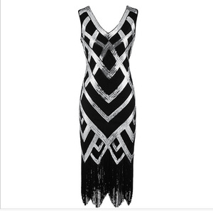 Bestdance <strong>Women</strong> 1920s Gatsby <strong>Cocktail</strong> Sequin Art Deco Flapper <strong>Dress</strong> - Product Image 2