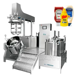 Mesin pembuat keju krim mayonisasi kimia kosmetik Mixer emulsifikasi pemadu bingkai elektromagnet penjualan terbaik