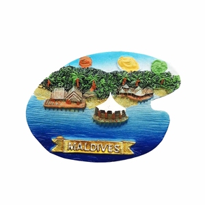 Ensemble d'aimants de réfrigérateur en résine, thème île tropicale, souvenir de vacances, décoration intérieure - Product Image 5