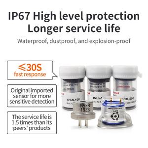 YAOAN endüstriyel yanıcı toksik gaz dedektörleri Lpg gaz kaçak dedektörü sensörü Nh3 kaçak metre analizörü karbon monoksit dedektörü - Product Image 4