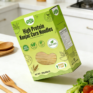 High Protein High Fiber Wholesale Konjac Noodles with Corn Flour Non- Fried Instant Noodles Bulk Ready to Eat - Product Image 2
