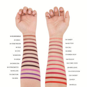 MASRING BT Tear-off Custom Mineral Cream <b>Lip</b> Gloss Waterproof Long-Lasting Matte Finish 24 Colors Available OEM/ODM - Product Image 3