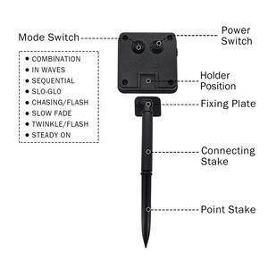 ขายร้อนคริสต์มาสกลางแจ้ง LED ไฟสตริงพลังงานแสงอาทิตย์ที่ถอดออกได้ IP65 เกล็ดหิมะโคมไฟสีขาวสีเขียวสีแดงการปล่อยที่สมบูรณ์แบบกลางแจ้ง - Product Image 4