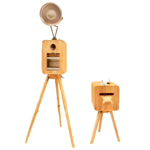 Cabina de Fotos de Madera de Doble Cara con Pantalla Táctil de 18.5 Pulgadas para <span class=keywords><strong>iPad</strong></span>, Cabina de Fotos con Cámara DSLR e Impresora - Product Image 1