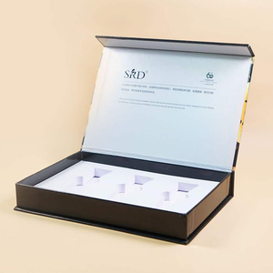 Soft Touch Film Rigid Cardboard <b>Magnetic</b> Rigid <b>Gift</b> Box With Embossed Logo Flat Custom Printed <b>Gift</b> <b>Boxes</b> - Product Image 1